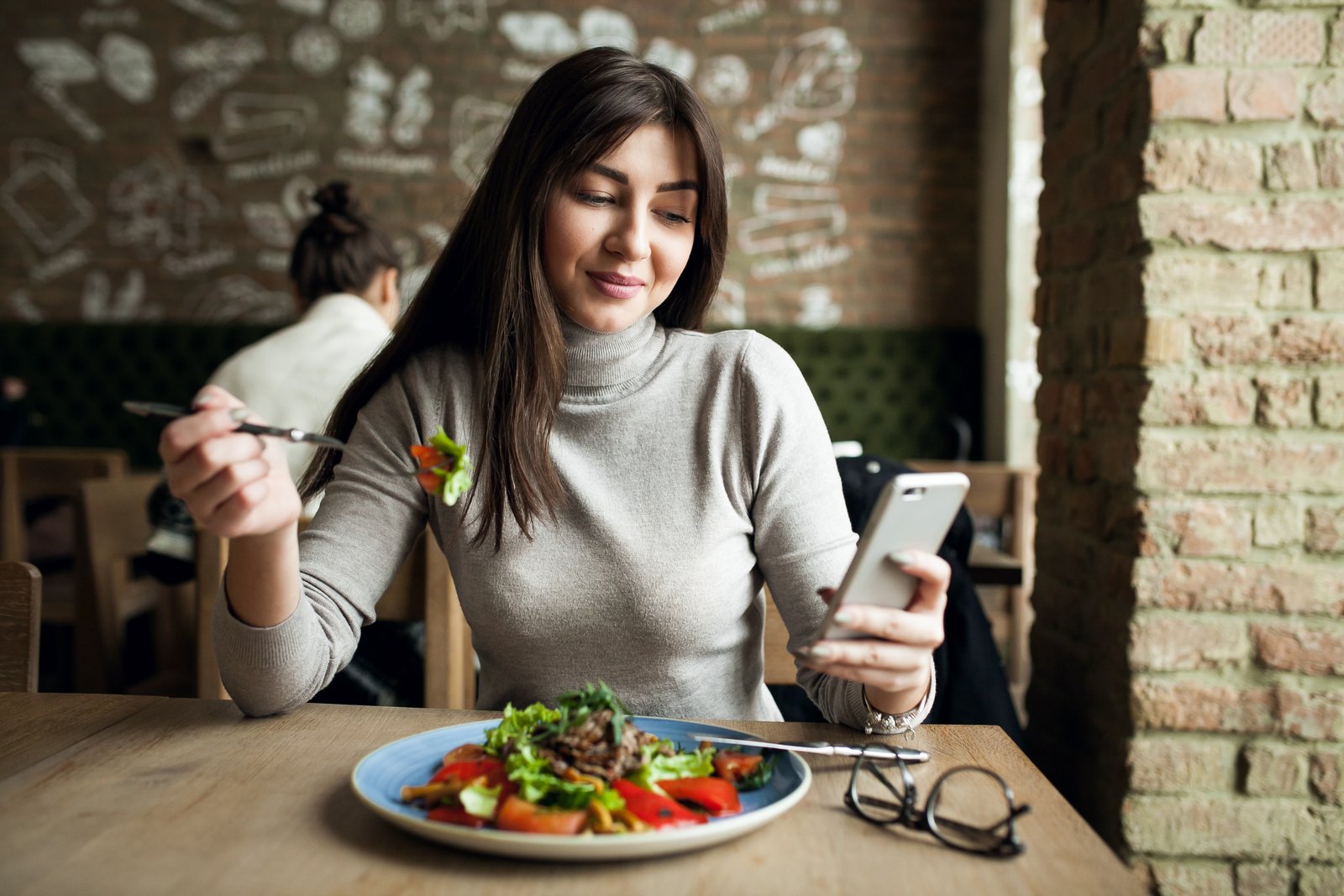 people-healthy-happy-eating-woman